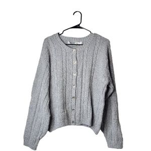 Northern Reflections Grey Button Up Cardigan